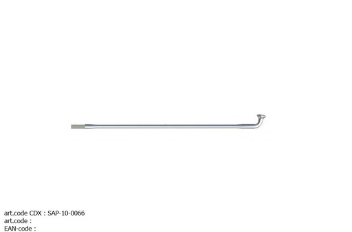 SAPIM SPOKES RACE [14G] INOX (500 PIECES) SILVER