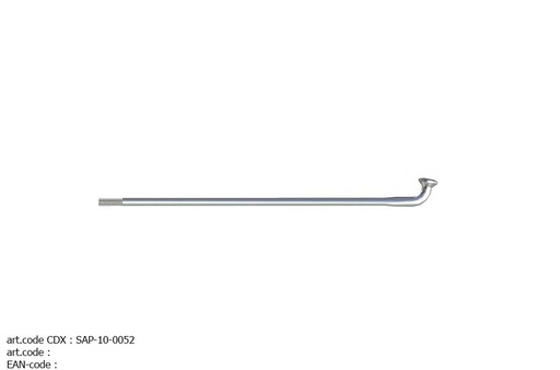 SAPIM SPOKES STRONG [14G] INOX (100 PIECES) SILVER