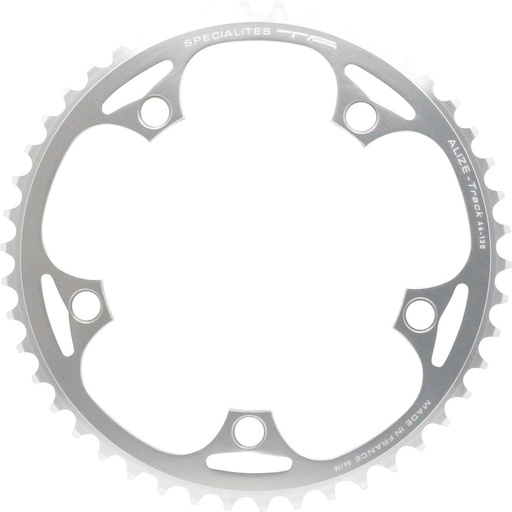 SPECIALITES TA CHAINRING ALIZE TRACK - PISTE PITCH 130 SILVER (SHIMANO)