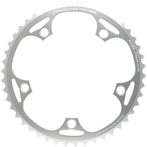SPECIALITES TA CHAINRING ALIZE TRACK - PISTE PITCH 130 SILVER (SHIMANO)