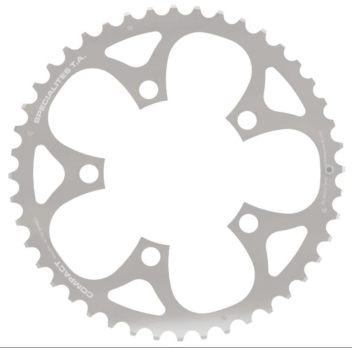 SPECIALITES TA CHAINRING COMPACT (9S) PITCH 94 OUTER SILVER (SHIMANO ATB COMPACT)