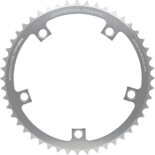 SPECIALITES TA CHAINRING COMPETITION TRACK - PISTE PITCH 144 SILVER