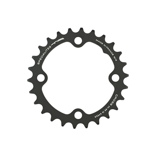 SPECIALITES TA CHAINRING CROSS (10S) PITCH 80 INNER BLACK (SRAM 4-ARM)