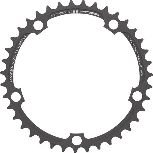 SPECIALITES TA CHAINRING HORUS (11S) PITCH 135 INNER ANTHRACITE (CAMPA)