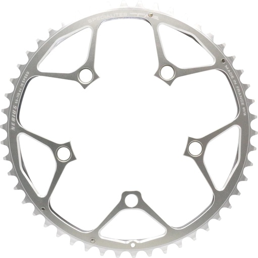 SPECIALITES TA CHAINRING NERIUS (9S/10S) PITCH 110 OUTSIDE SILVER (CAMPA COMPACT)