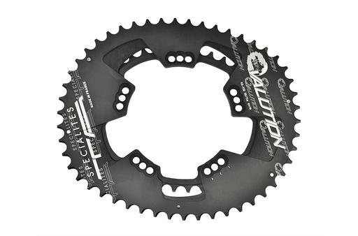 [STA-16-0012_ASTUK] SPECIALITES TA CHAINRING OVALUTION (10S/11S) PITCH 110 OUTDOOR MATT BLACK