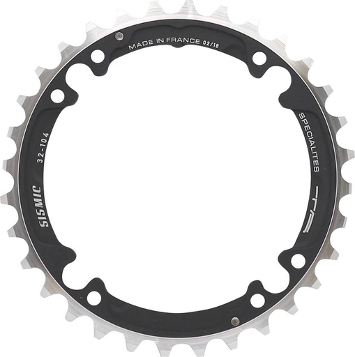 [PL41104279-32] SPECIALITES TA CHAINRING SISMIC (9S) STITCH 104 CENTER BLACK (SHIMANO XTR 980)