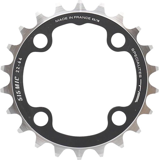 [PL41064179-22] SPECIALITES TA CHAINRING SISMIC (9S) PITCH 64 INNER BLACK (SHIMANO XTR 980)