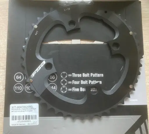 [327-0047002090] PLATEAU FSA (VTT PRO) 104 44T (WA360) X10 NOIR