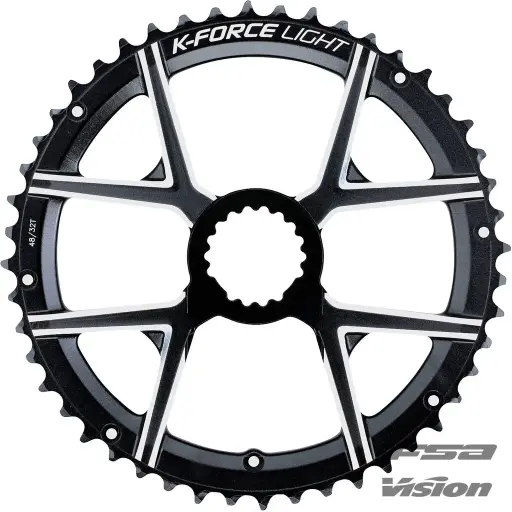 [370-0110003050] FSA PLATEAU ROUTE K-FORCE LIGHT MODULAIRE DIRECT-MOUNT 46T (30T) (WA376) NOIR