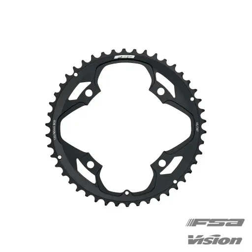 [370-0047003050] FSA CHAINRING VERO PRO/OMEGA STITCH 120 46T (30) (WA068) N11 (4-BOLT CONNECTION) V17 BLACK