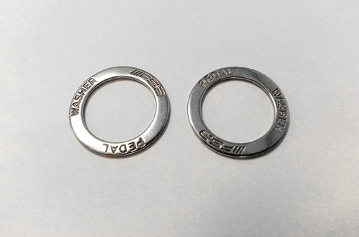 [390-1200N] FSA SPARE-PARTS PEDAL WASHER STAINLESS STEEL {MW040} (PAIR)