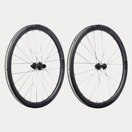 [710-0176111030] VISION PAIRE DE ROUES CARBON SC 45 DISC CL SHIMANO 11 (PNEU TUBELESS READY) B4