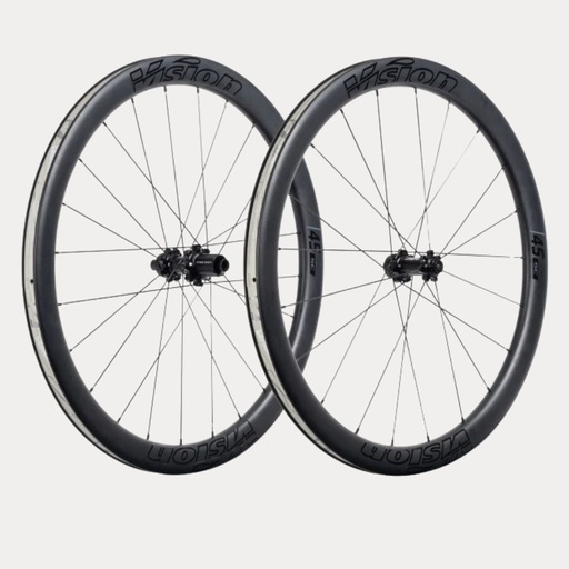 [710-0176111030] VISION WIELSET CARBON SC 45 DISC CL SHIMANO 11 (TUBELESS READY CLINCHER) B4