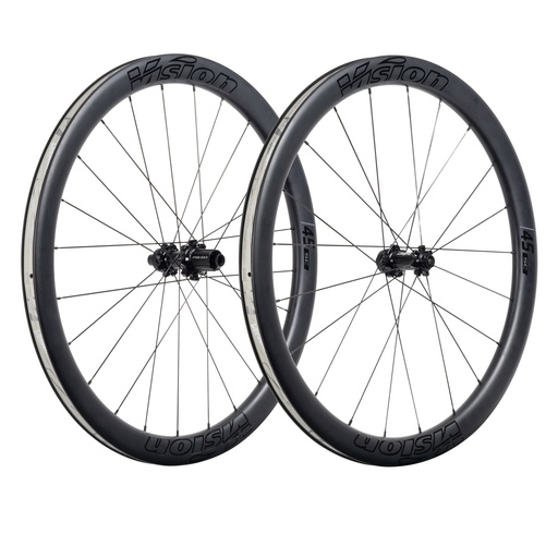 [710-0176116030] PAIRE DE ROUES VISION CARBON SC 45 DISC CL SRAM XDR (TUBELESS READY CLINCHER) B4