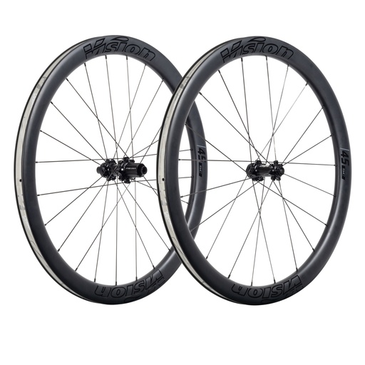 [710-0176116030] VISION WIELSET CARBON SC 45 DISC CL SRAM XDR (TUBELESS READY CLINCHER) B4