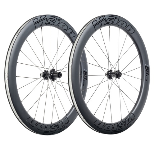 [710-0177111030] VISION WIELSET CARBON SC 60 DISC CL SHIMANO 12 (TUBELESS READY CLINCHER) B4