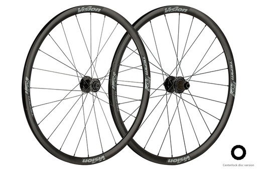 [710-0140096010] PAIRE DE ROUES VISION TEAM 30 AGX i23 DISC CL SRAM XDR (PNEU TUBELESS READY) B1