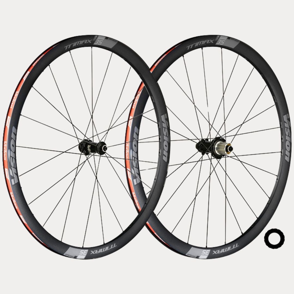 VISION WHEELSET TRIMAX 35 SC DISC CL (TUBELESS READY CLINCHER) B1 | Codagex