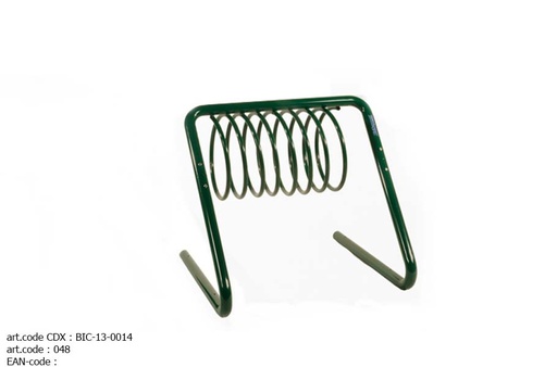 [048] BICISUPPORT BIKE STAND BIKE RACK OUTSIDE SPIRAL FOR 4-6 VARIOUS BIKES