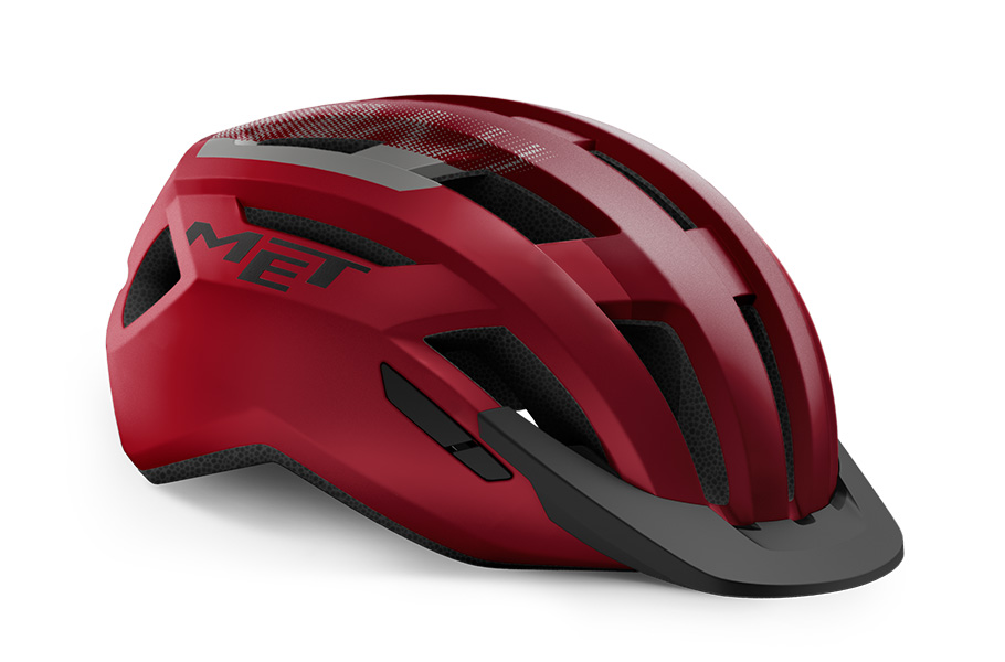 MET CASQUE ACTIVE ALLROAD ROUGE/NOIR