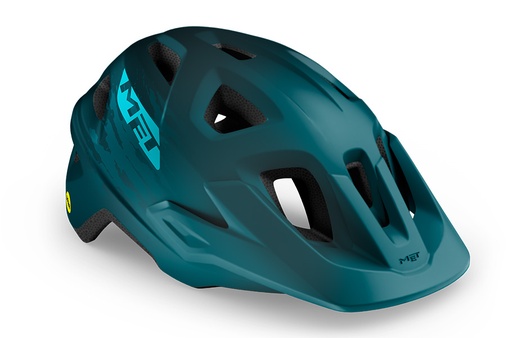 MET HELMET MTB ECHO MIPS PETROL BLUE MATT