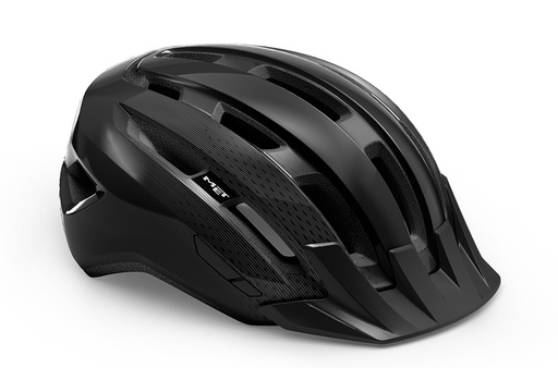 MET HELM ACTIVE DOWNTOWN ZWART