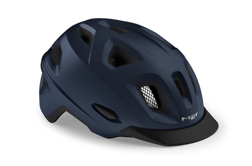 [3HM134CE00SBL1] MET CASQUE URBAN MOBILITE BLEU