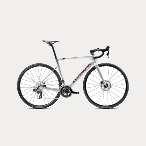 [ARG-23-0028_MM] ARGON 18 SUM ELITE - PODIUM GREY, GLOSS (353A) - SHIMANO 105 DISC DI2 12SP R7100 2023 - SIZE MEDIUM