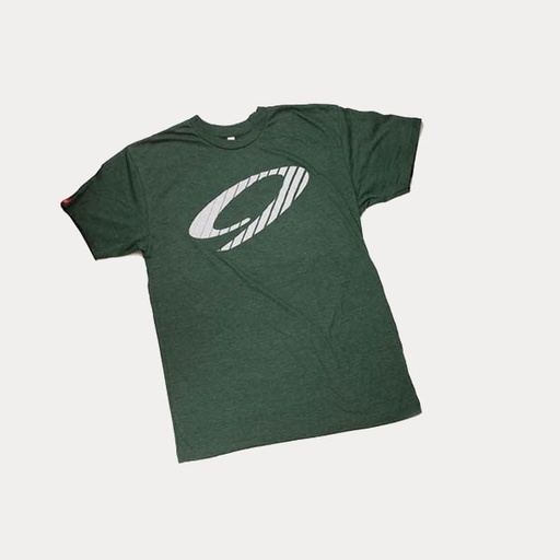 NINER T-SHIRT - NINE LOGO TECH TEE - FOREST GREEN