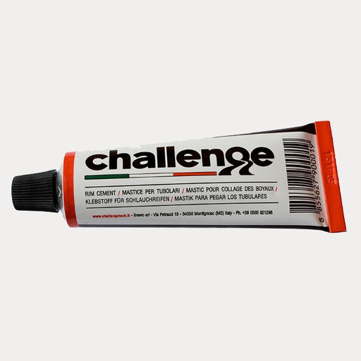 [90001] CHALLENGE ACCESSOIRES ADHÉSIF POUR TUBE CIMENT JANTE PROFESSIONNEL (TUBE 25G) (BOITE 12 PIÈCES)