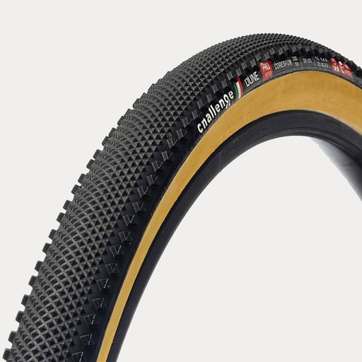 [00720] CHALLENGE OUTER TIRE CROSS DUNE {PRO} (OPEN TUBULAR) BLACK/TAN