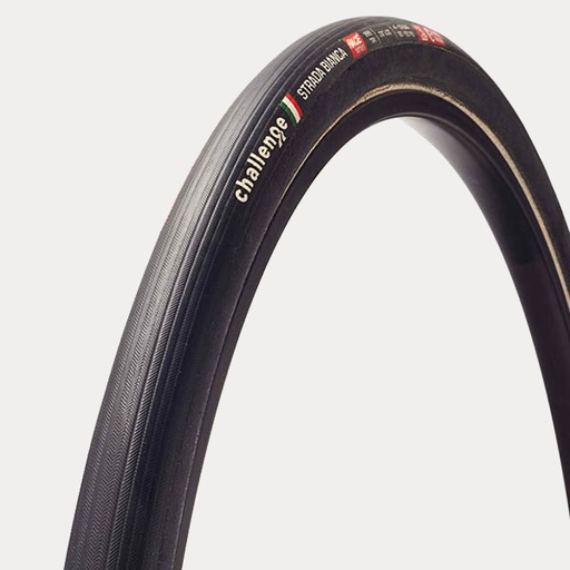 CHALLENGE OUTER TIRE GRAVEL STRADA BIANCA {RACE} (FOLDING TIRES) BLACK/BLACK